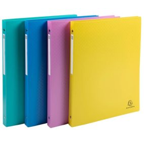   Gyűrűs könyv Exacompta Forever Young A/4 4 gyűrűs 20 mm gerinccel vegyes színek