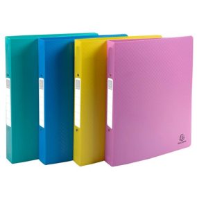   Gyűrűs könyv Exacompta Forever Young A/4+ 2 gyűrűs 40 mm gerinccel vegyes színek