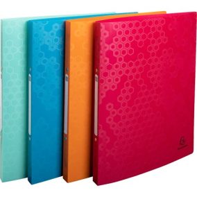   Gyűrűs könyv Exacompta Maia A/4 2 gyűrűs 20 mm gerinccel PP vegyes színek