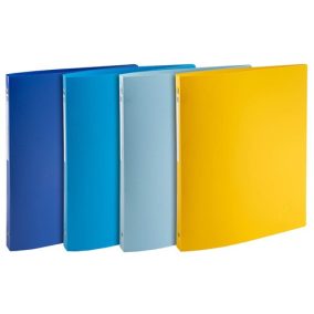 Gyűrűs könyv Exacompta Bee Blue A/4 4 gyűrűs 20 mm gerinccel vegyes színek   Gyűrűs könyv Exacompta Bee Blue A/4 4 gyűrűs 20 mm gerinccel vegyes színek