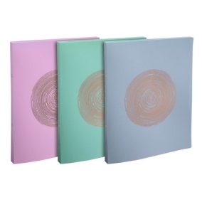   Gyűrűs könyv Exacompta Ellipse A/4 2 gyűrűs 20 mm gerinccel vegyes színek