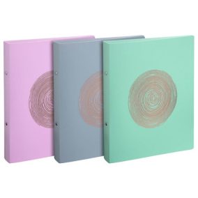   Gyűrűs könyv Exacompta Ellipse A/4 2 gyűrűs 40 mm gerinccel vegyes színek