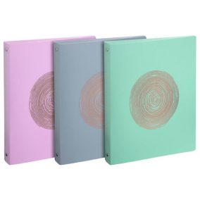   Gyűrűs könyv Exacompta Ellipse A/4 4 gyűrűs 40 mm gerinccel vegyes színek