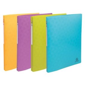   Gyűrűs könyv Exacompta Pop N Co A/4 4 gyűrűs 20 mm gerinccel vegyes színek