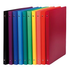   Gyűrűs könyv Exacompta Opaque A/4 2 gyűrűs 20 mm gerinccel PP vegyes színek