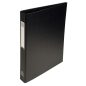   Gyűrűs könyv Exacompta A/4 4 gyűrűs 40 mm gerinccel PP fekete