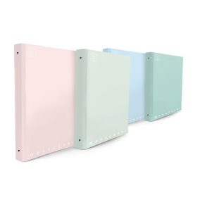 Gyűrűs könyv Pigna Monocromo Pastel A/4 4 gyűrűs 40 mm gerinccel   Gyűrűs könyv Pigna Monocromo Pastel A/4 4 gyűrűs 40 mm gerinccel