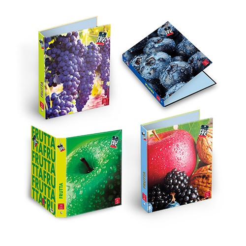 Gyűrűs könyv Pigna Fruits A/4 4 gyűrűs 40 mm  gerinccel