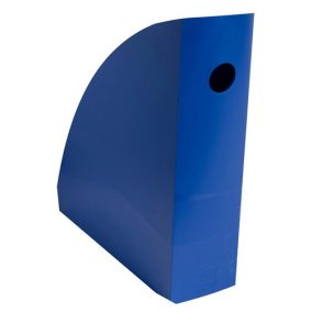   Iratpapucs műanyag Exacompta Bee Blue A/4+ 11 cm gerinccel tengerészkék