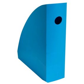   Iratpapucs műanyag Exacompta Bee Blue A/4+ 11 cm gerinccel türkizkék