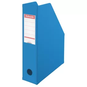   Iratpapucs karton összehajtható Esselte A/4 8 cm gerinccel kék 56005