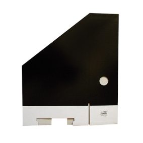 Iratpapucs karton összehajtható pd A/4 10 cm gerinccel karton fekete   Iratpapucs karton összehajtható pd A/4 10 cm gerinccel karton fekete