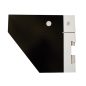   Iratpapucs karton összehajtható pd A/4 10 cm gerinccel karton fekete