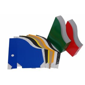   Iratpapucs karton összehajtható pd A/4 10 cm gerinccel karton kék