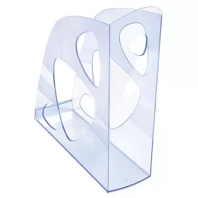   Iratpapucs műanyag Exacompta Ecomag A/4+ 7,7 cm gerinccel áttetsző jégkék