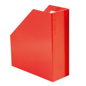 Iratpapucs pd karton merev falú A/4 9 cm gerinccel fóliás piros   Iratpapucs pd karton merev falú A/4 9 cm gerinccel fóliás piros