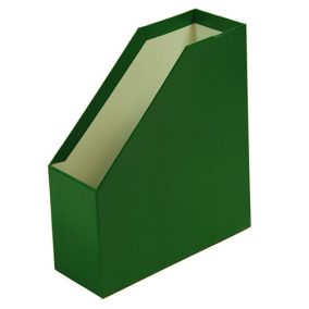 Iratpapucs pd karton merev falú A/4 9 cm gerinccel fóliás zöld   Iratpapucs pd karton merev falú A/4 9 cm gerinccel fóliás zöld