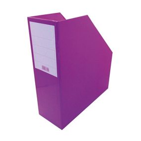 Iratpapucs pd karton merev falú A/4 9 cm gerinccel fóliás lila   Iratpapucs pd karton merev falú A/4 9 cm gerinccel fóliás lila