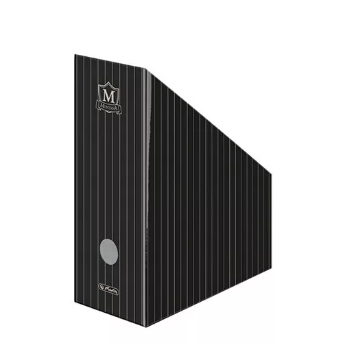 Iratpapucs karton összehajtható Herlitz Montana A/4 11 cm gerinccel fekete