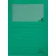 Pólyás iratgyűjtő Exacompta A/4 120g zöld ablakos