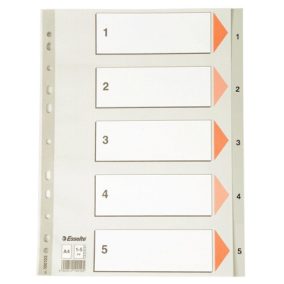 Regiszter Mylar Esselte A/4 1-31-ig 100103