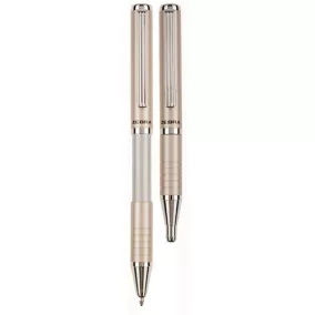 Golyóstoll Zebra SL-F1 0.7 mm díszdobozban Metál ezüst