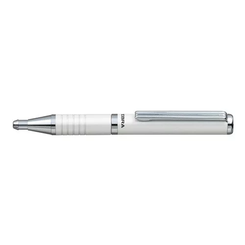 Golyóstoll Zebra SL-F1 0.7 mm díszdobozban Metál fehér