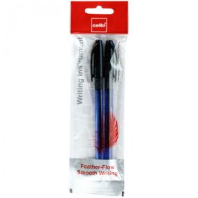   Golyóstoll Cello Tri-Grip kék tolltest 0,7 mm kék eldobható 2 db/bliszter