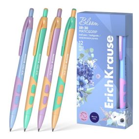 Golyóstoll ErichKrause XR-30 Matic&Grip Pastel Bloom 0.7 mm kék vegyes színek   Golyóstoll ErichKrause XR-30 Matic&Grip Pastel Bloom 0.7 mm kék vegyes színek