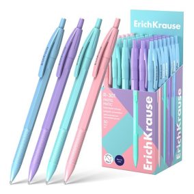 Golyóstoll ErichKrause R-301 Matic Pastel 0.7 mm kék vegyes színek   Golyóstoll ErichKrause R-301 Matic Pastel 0.7 mm kék vegyes színek