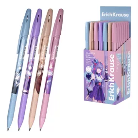   Golyóstoll ErichKrause R-301 Stick&Grip Manga 0.7 mm kék vegyes színek