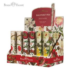   Golyóstoll Bruno Visconti 0,7mm kék, Dreamwrite, ref. Flora bloom flowers