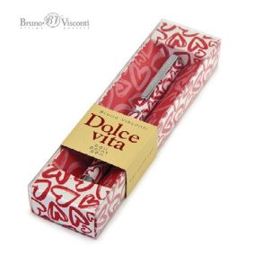 Golyóstoll Bruno Visconti 0,7mm kék, fém test, Dolce Vita - szívek   Golyóstoll Bruno Visconti 0,7mm kék, fém test, Dolce Vita - szívek