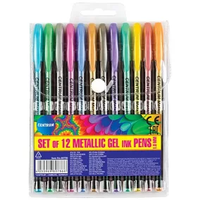   Zselés toll Centrum Metallic 1,0 mm 12 db-os klt. újratölthető