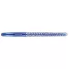 Zselés toll Centrum 0,5 mm kék radírozható csíkos
