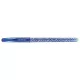 Zselés toll Centrum 0,5 mm kék radírozható csíkos