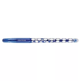Zselés toll Centrum 0,5 mm kék radírozható mintás