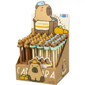 Zselés toll CAPYBARA 0,5 mm kék radírozható