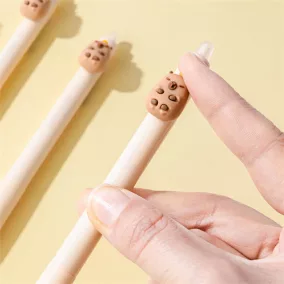   Zselés toll Lazy Stars 0,5 mm radírozható capybara piros betéttel