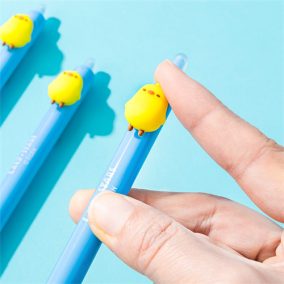   Zselés toll Lazy Stars 0,5 mm radírozható kacsa kék betéttel