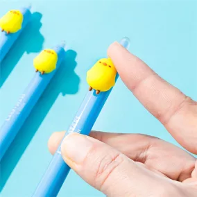   Zselés toll Lazy Stars 0,5 mm radírozható kacsa kék betéttel