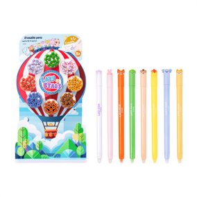   Zselés toll Lazy Stars kupakos 0,5 mm radírozható vegyes színek és minták 192 db/display