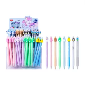   Zselés toll Lazy Stars 0,5 mm radírozható vegyes színek és minták 160 db/display