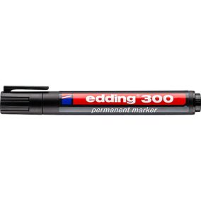 Marker Edding 300 permanent fekete Marker Edding 300 permanent fekete