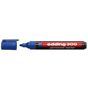 Marker Edding 300 permanent kék Marker Edding 300 permanent kék