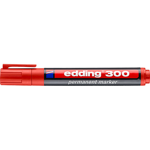 Marker Edding 300 permanent piros