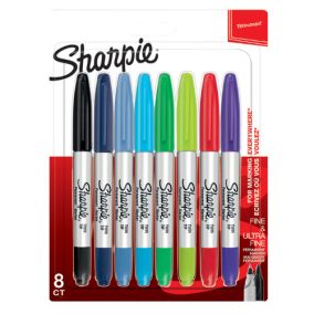 Marker Sharpie TwinTip 0,5 mm gömbölyű 8 db-os kszt. Marker Sharpie TwinTip 0,5 mm gömbölyű 8 db-os kszt.