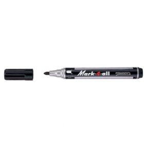Marker Stabilo Mark-4-all 1.5-2.5 mm permanent kerek fekete Marker Stabilo Mark-4-all 1.5-2.5 mm permanent kerek fekete