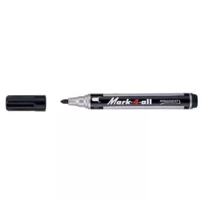 Marker Stabilo Mark-4-all 1.5-2.5 mm permanent kerek fekete