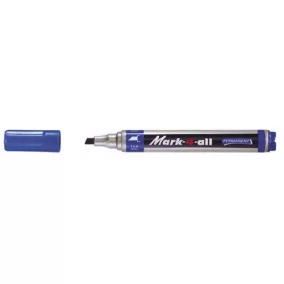 Marker Stabilo Mark-4-all 1-4 mm permanent vágott kék